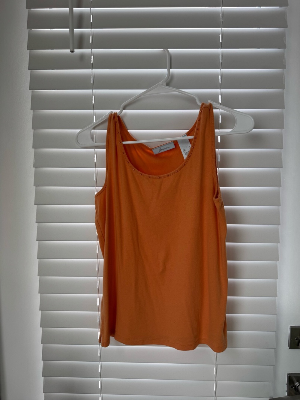 JH Collectibles Orange Scoop Neck Tank Top